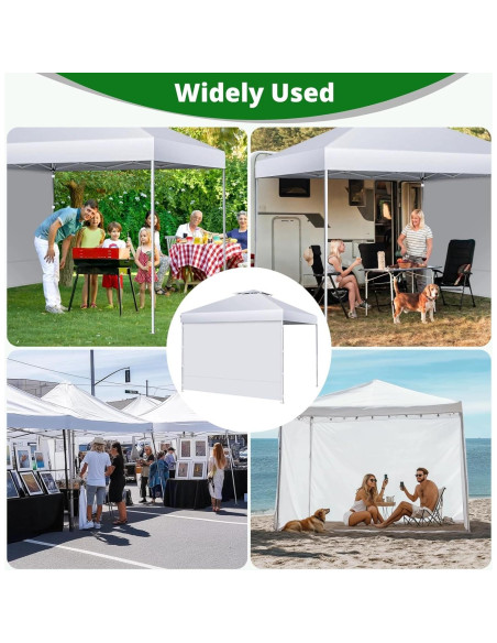 Paredes Laterales Carpa Homaisson 3 Piezas 3x3 Metros Impermeables