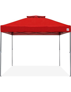 Toldo Plegable E-Z UP Patriot 3.05m x 3.05m Techo Rojo 2