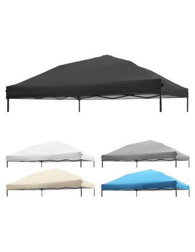 Cubierta Superior para Toldos Plegables NINAT 10x10 Negra