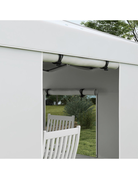 Carpa Plegable 3x3m Genérico Impermeable con Ventanas y UV