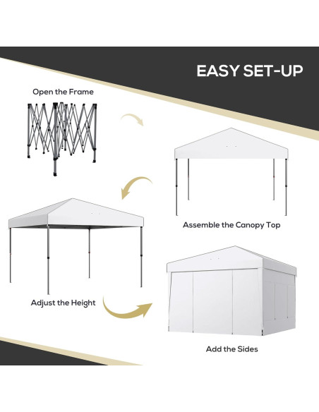 Carpa Plegable 3x3m Genérico Impermeable con Ventanas y UV
