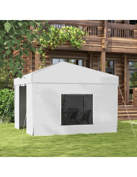 Carpa Plegable 3x3m Genérico Impermeable con Ventanas y UV