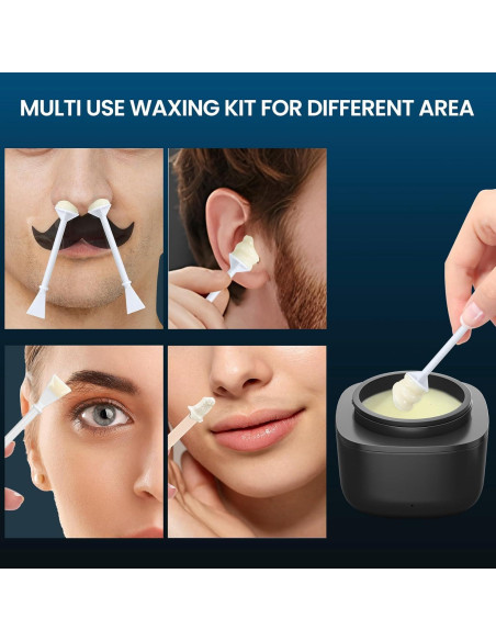 Kit de Cera para Nariz AUZEAL con 100g, 40 Palitos, USB