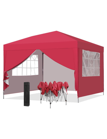 Carpa de Dosel GDY 3x3m Portátil Resistente al Agua con Paredes