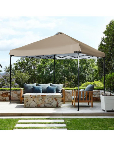 Cubierta de Reemplazo Canopy JANCANOPY 10x10 Caqui con Ventilación