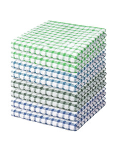 Trapos de Cocina Nialnant 8 Pcs 100% Algodón 28x28 cm