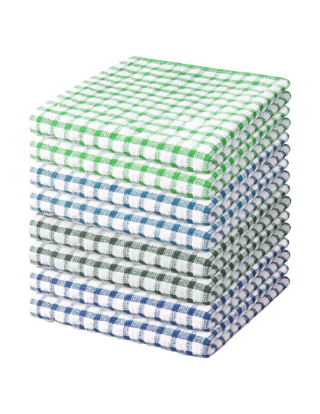 Trapos de Cocina Nialnant 8 Pcs 100% Algodón 28x28 cm