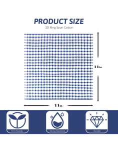 Trapos de Cocina Nialnant 8 Pcs 100% Algodón 28x28 cm 2