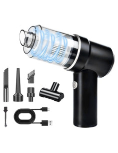 Aspiradora de Mano Inalámbrica LSLCQW 120W 4500Pa 5 Accesorios