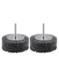 Rocaris Cepillo de Alambre para Taladro 75mm 2 Piezas