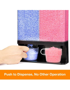 Dispensador de Perlas Aromatizantes Conwomin Negro 24.5x9.5x30.9 cm 2