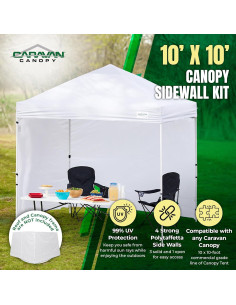 Paredes Laterales para Carpa 10x10 Pies Caravan Comercial 2