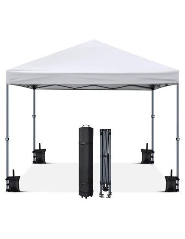 Carpa de Canopy Toyvian 3x3m con Bolsa de Transporte y Ruedas