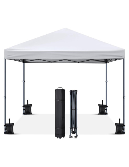 Carpa de Canopy Toyvian 3x3m con Bolsa de Transporte y Ruedas