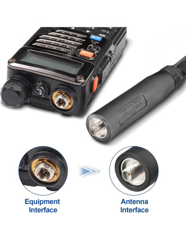 Antena Táctica Bingfu 108 cm VHF UHF 136-520MHz SMA Femenina