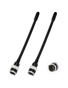 Antena UHF Bidireccional BNC Macho 400-470MHz - 2 Unidades