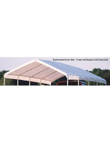 Cubierta de Reemplazo ShelterLogic SuperMax 5.49 x 6.10 m Impermeable