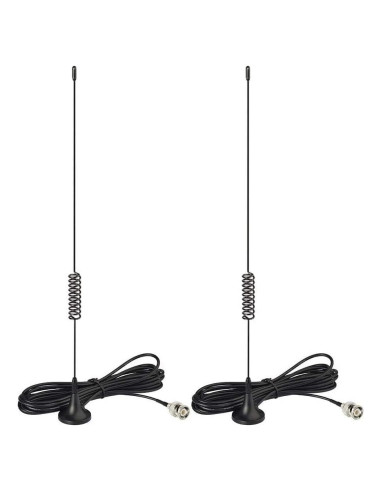 Receptor de Micrófono Inalámbrico Bingfu BNC 2 Unidades