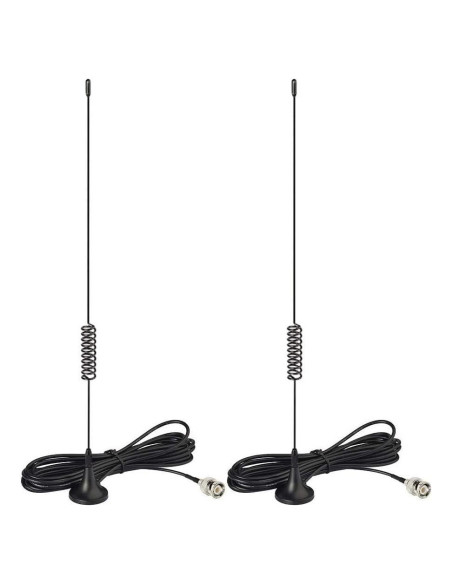 Receptor de Micrófono Inalámbrico Bingfu BNC 2 Unidades