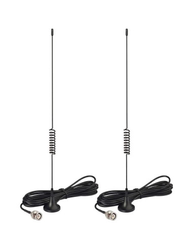 Receptor de Micrófono Inalámbrico Bingfu BNC 2 Unidades