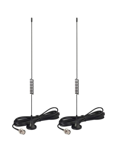 Receptor de Micrófono Inalámbrico Bingfu BNC 2 Unidades