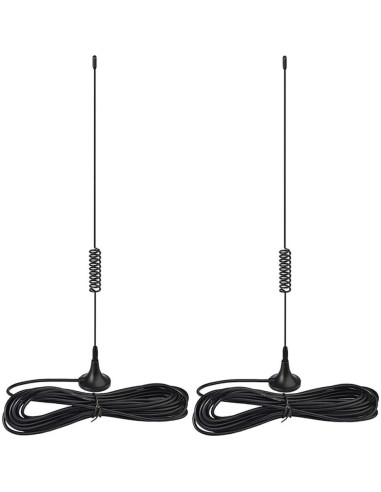 Receptor de Micrófono Inalámbrico Bingfu BNC 2 Unidades