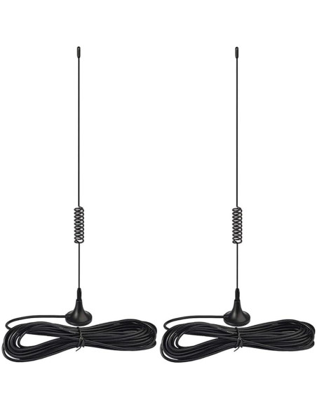 Receptor de Micrófono Inalámbrico Bingfu BNC 2 Unidades