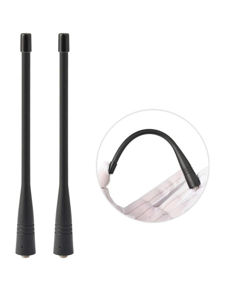 Antena UHF 400-470MHz Bingfu SMA Femenina - Paquete de 2