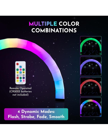 Arco Inflable Cambiante de Color Plenty Concepts 2.74m x 4.57m