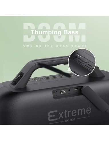 Altavoz Bluetooth DOSS Extreme Boom 60W Impermeable IPX6
