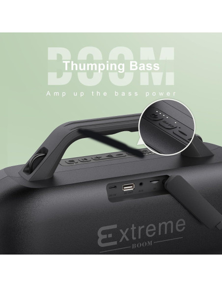 Altavoz Bluetooth DOSS Extreme Boom 60W Impermeable IPX6