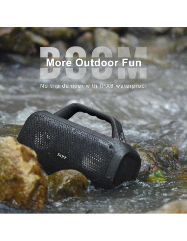 Altavoz Bluetooth DOSS Extreme Boom 60W Impermeable IPX6