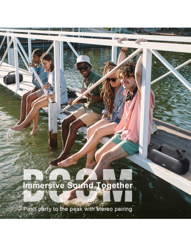 Altavoz Bluetooth DOSS Extreme Boom 60W Impermeable IPX6