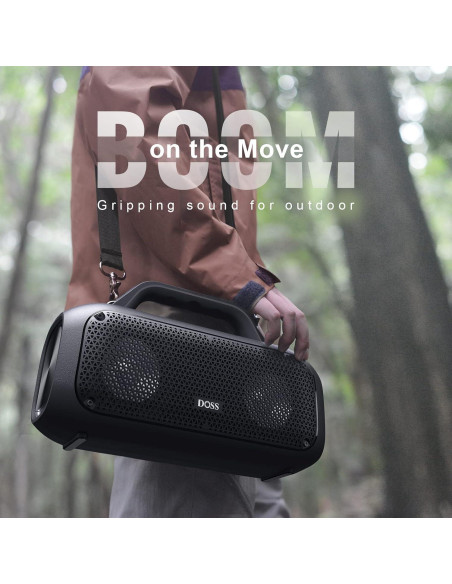 Altavoz Bluetooth DOSS Extreme Boom 60W Impermeable IPX6