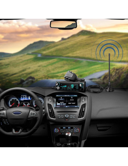 Antena de Radio CB Bingfu 27MHz Base Magnética 3m RG58