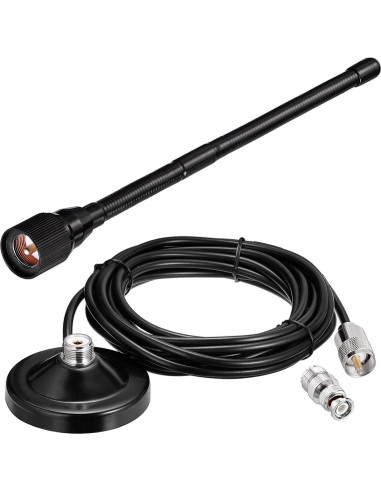 Antena de Radio CB Bingfu 27MHz Base Magnética 3m RG58
