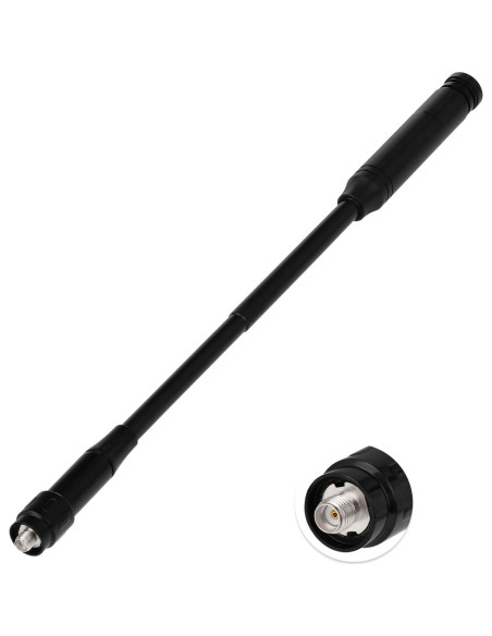 Antena Telescópica VHF/UHF Eightwood 136-470MHz SMA Femenino