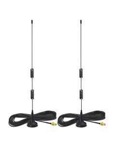 Antena de Radio Bingfu VHF UHF 8dBi SMA Femenino 2 Unidades