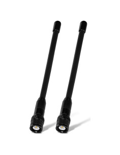 Antena de Mano BNC Eightwood 15.5cm Banda Dual 144/430MHz