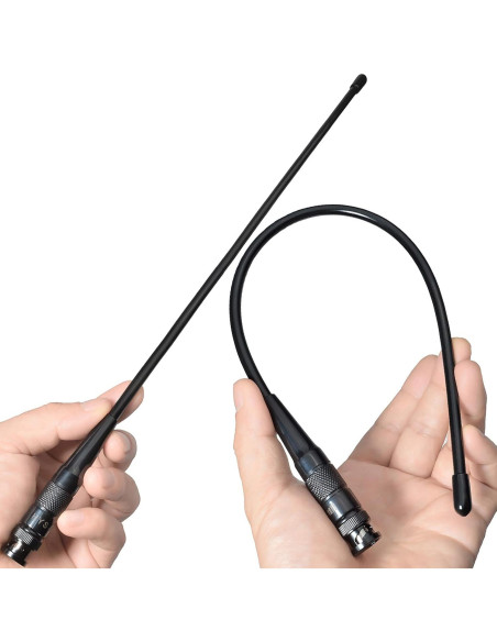 Antena Portátil UHF HYS BNC 462-467Mhz 38.86cm para Radio