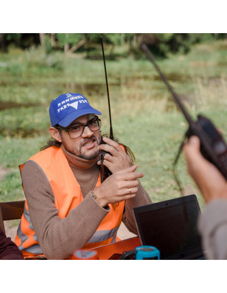 Antena Portátil UHF HYS BNC 462-467Mhz 38.86cm para Radio