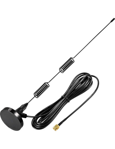 Antena de Banda Dual VHF UHF Bingfu SMA Macho 3m