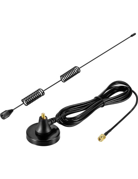 Antena de Banda Dual VHF UHF Bingfu SMA Macho 3m
