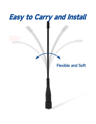 Antena de Radio de Dos Vías Eightwood 15cm SMA Femenina 2-Pack