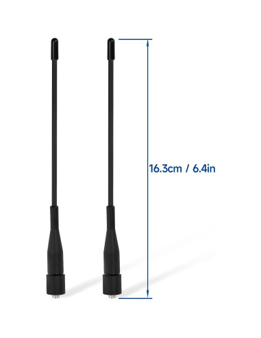 Antena de Radio de Dos Vías Eightwood 15cm SMA Femenina 2-Pack