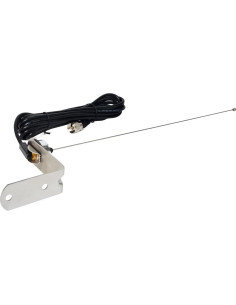 Antena VHF HYS 45.7 cm NMO con Cable RG58 4 m y Soporte L 2