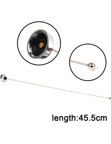 Antena VHF HYS 45.7 cm NMO con Cable RG58 4 m y Soporte L