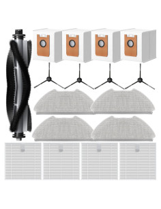Accesorios para Aspiradora Robótica Airrobo T20+ - 1 Cepillo, 4 Filtros HEPA, 4 Paños de Mopa