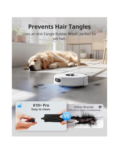 Aspiradora Robot SwitchBot K10+ Pro Compacta 2.3kg WiFi