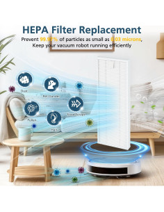 16 Piezas de Reemplazo Filtros y Cepillos OKP Lefant 2